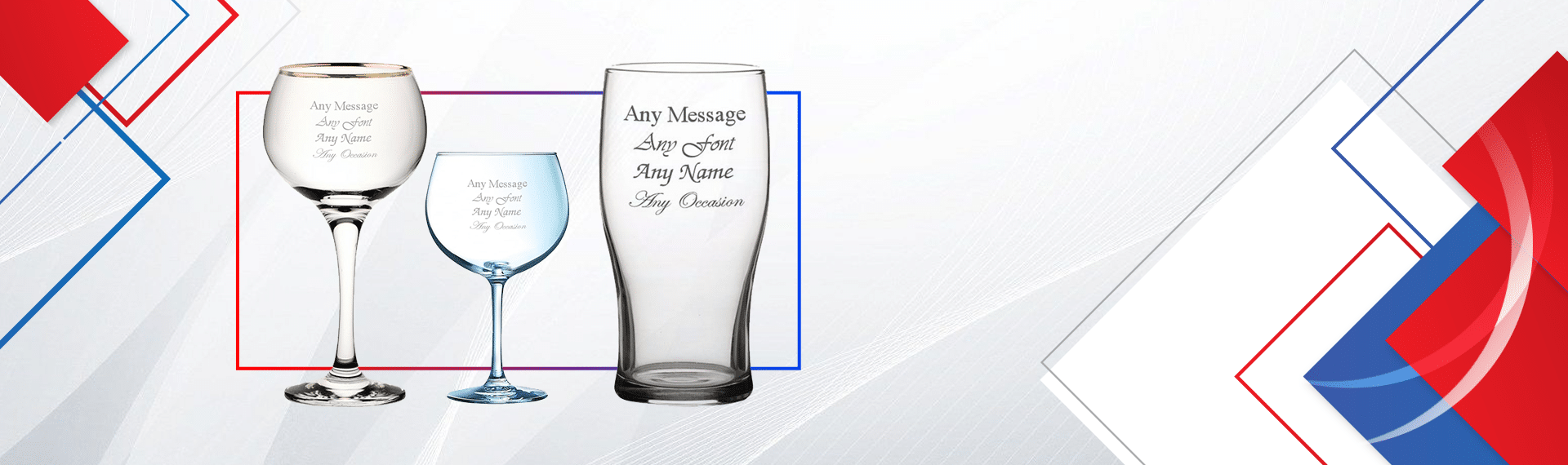 Personalised Engraved Football Perfect Pint Glass Personalise with Any Team Name Come On Curved Football Design with Gift Box