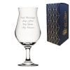 Engraved 13oz Wavy Beer Glass with Gift Box