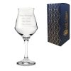 Engraved 14oz Sommelier Beer Glass with Gift Box