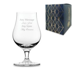 Engraved 6.75oz Single Malt Whiskey Tasting Glass with Gift Box