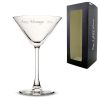 Engraved Enoteca Martini Glass