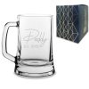Engraved Beer Mug with Daddy Est. Date design