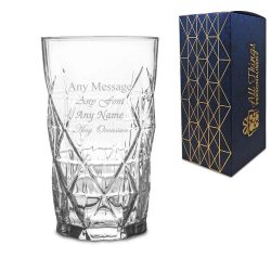 Engraved Keops Hiball Gin Cocktail Glass