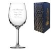 Engraved Primetime Bordeaux Wine Glass