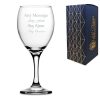 Engraved Imperial 16oz Wine Glass