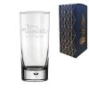 Engraved Cocktail Hiball Glass with Happy Valentines Design