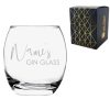 Engraved Tondo Tumbler with Name's Gin Glass Design