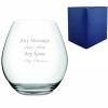 Engraved 24.5oz Large Stemless Wine Glass