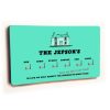 Personalised Novelty Teal 6 hook key holder - House