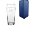 Engraved Jubilee Pint Glass