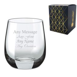 Engraved 12.75oz Lunar Whiskey Tumbler