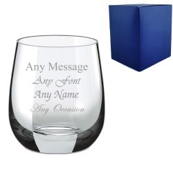 Engraved 12.75oz Lunar Whiskey Tumbler