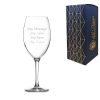 Personalised Engraved 8.25oz Malea Wine Glass with Gift Box