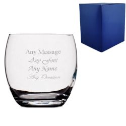 Engraved 12.5oz Versailles Whiskey Tumbler