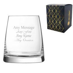 Engraved 13oz Aska Whiskey Tumbler