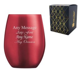 Engraved 12.75oz Primarific Red Tumbler