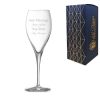 Engraved Oenologue Expert Champagne Flute