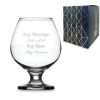 Engraved 14oz Brandy Cognac Glass with Gift Box