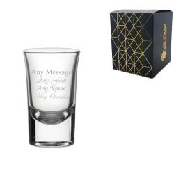 Engraved Boston Shot Glass 1.2oz