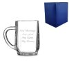 Personalised Engraved Haworth Beer Tankard 10oz Wedding Usher Godfather Birthday