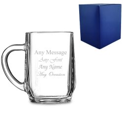 Engraved Haworth Beer Tankard 20oz