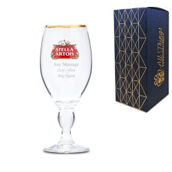 Engraved Stella Half Pint Glass 10oz