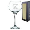 Engraved Ambassador Balloon Gin Glass