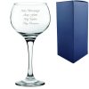 Engraved Ambassador Balloon Gin Glass