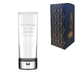 Engraved 10.25oz Bubble Hiball with Gift Box
