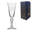 Engraved 150ml Jasmine Champagne Flute With Gift Box