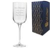 Engraved 350ml Fusion Red Wine Glass With Gift Box