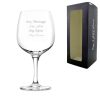 Engraved 26oz Connoisseur Gin Glass With Gift Box