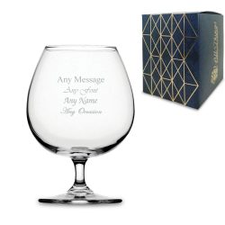 Engraved 690ml Crystalite Brandy Balloon With Gift Box