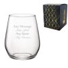 Engraved 380ml Infinity Whisky Tumbler With Gift Box