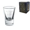 Engraved 35ml Conical Shot Glass