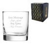 Engraved 240ml Toscana Whisky Tumbler With Gift Box