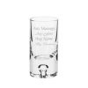 Engraved 30ml Tall Bubble Base Shot Glass