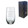 Engraved 350ml Roma Crystalite High Ball With Gift Box
