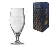 Engraved 11oz Cervoise Beer Glass with Gift Box