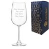 Engraved 545ml Nadia Wine Glass With Gift Box
