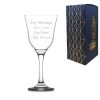 Engraved 295ml Vals Vintage Wine Glass With Gift Box