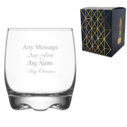 Engraved 290ml LAV Adora Whisky Glass With Gift Box