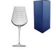 Engraved 380ml Inalto Uno Wine Glass With Gift Box