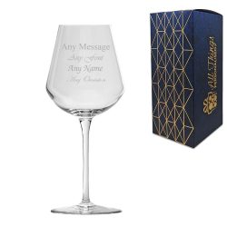 Engraved 470ml Inalto Uno Wine Glass With Gift Box