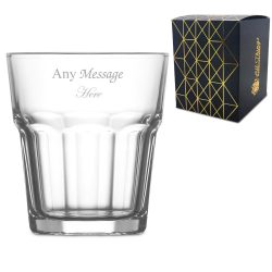 Engraved 305ml Aras Hiball Whiskey Glass With Gift Box