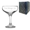 Engraved 200ml Vintage Champagne Saucer With Gift Box