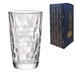 Engraved 470ml Diamond Hiball Tumbler With Gift Box