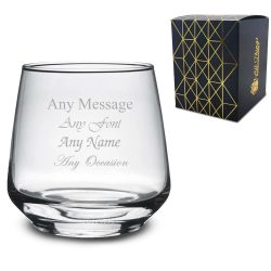 Engraved 345ml Tallo Whiskey Glass