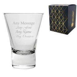 Engraved 150ml Ypsilon Dessert or Drinks Glass With Gift Box