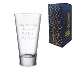 Engraved 450ml Ypsilon Hiball Glass With Gift Box